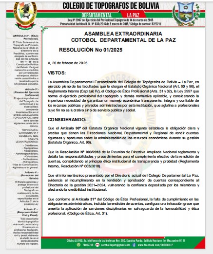 Asamblea extraordinaria Cotobol